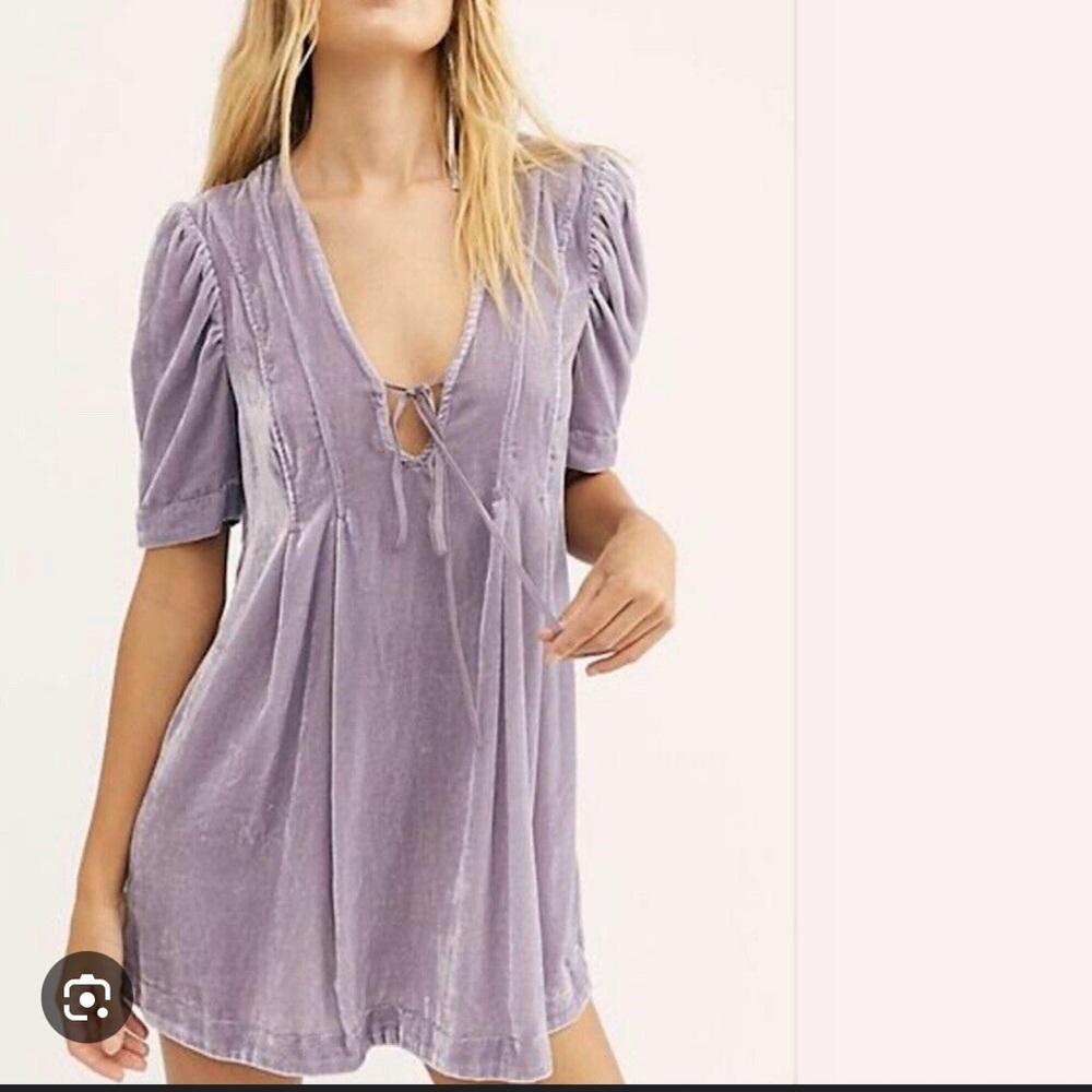 Free People Adelle Velvet Tunic